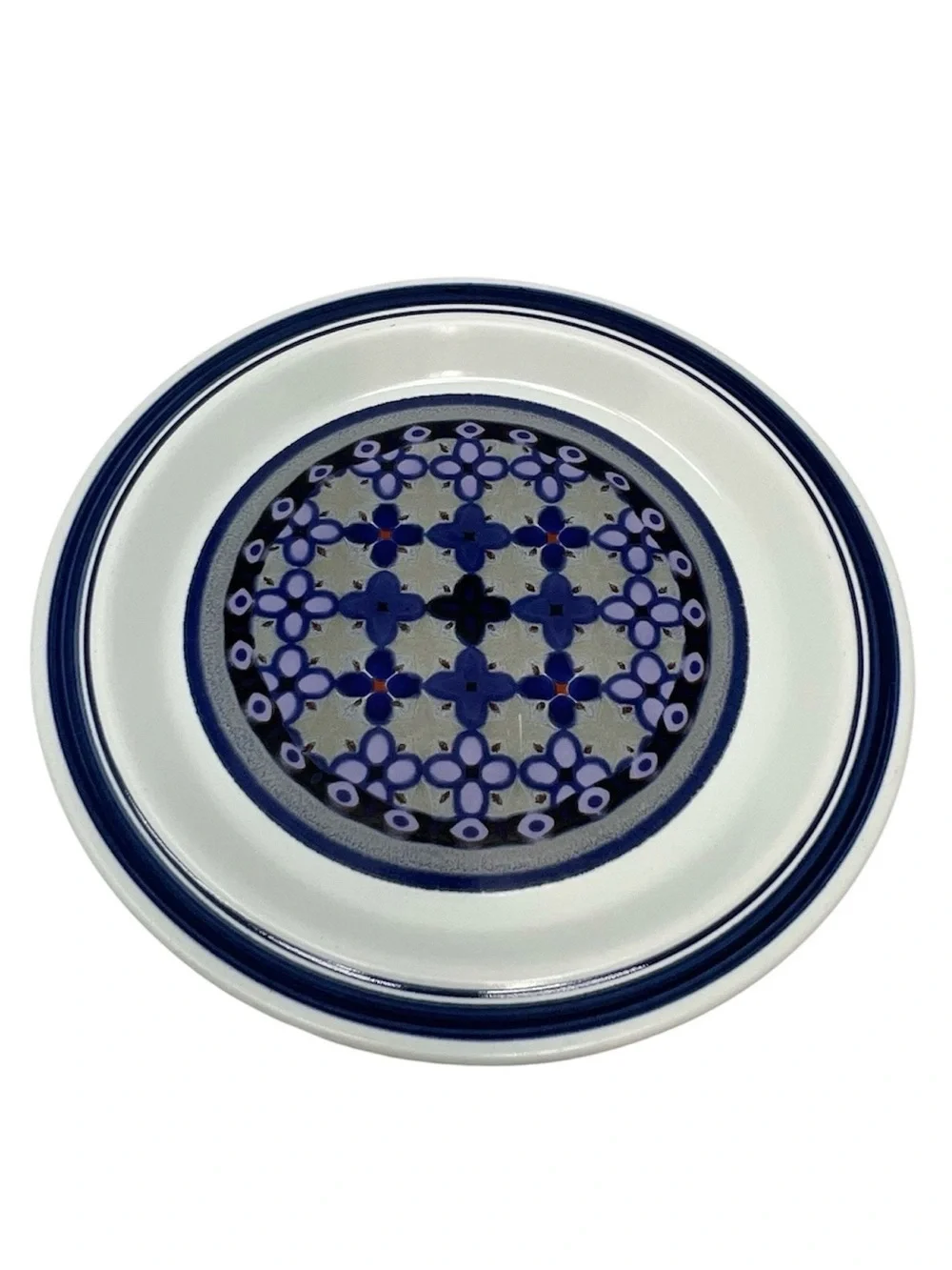 Vintage Royal Doulton Tangier Set of 3 Salad Plates Lambeth Stoneware 1973 Vtg